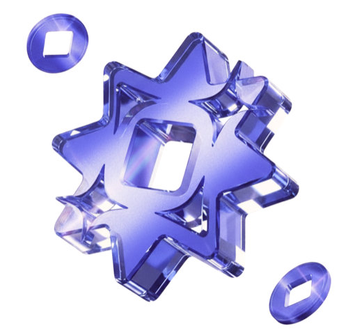 Indigo crystal star — freebies for founders